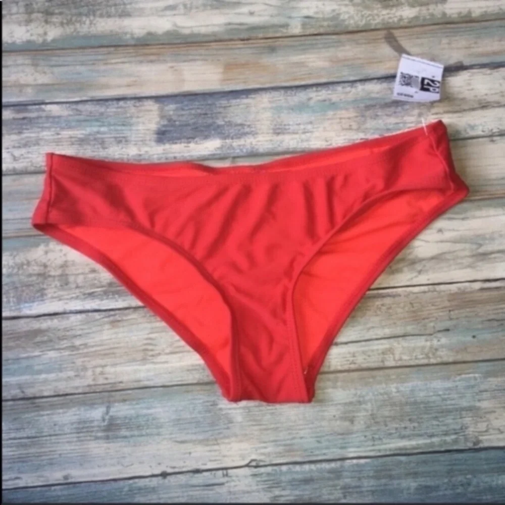 Xhilaration Red Hipster Bikini Bottoms - Picture 2 of 4